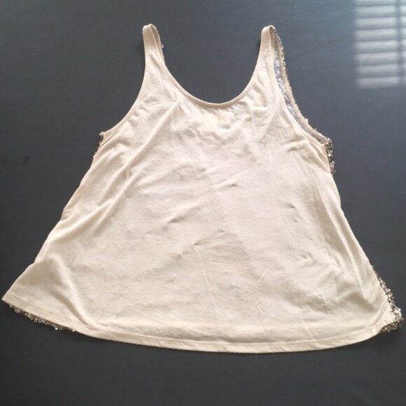 Decree Gold Sequin Tank Top - Picture 3 of 4